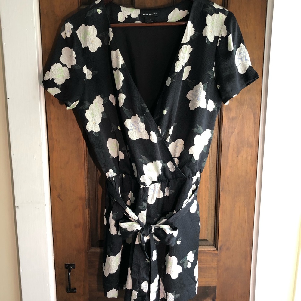 Club Monaco Silk Romper